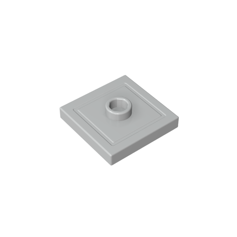 Gobricks,Plate Special 2 x 2 with Groove and Center Stud (Jumper),87580,23893