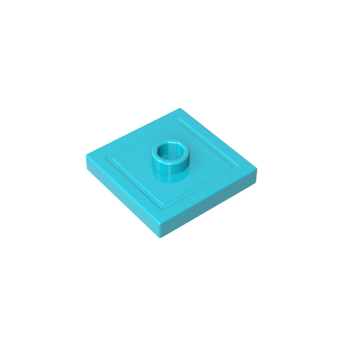 Gobricks,Plate Special 2 x 2 with Groove and Center Stud (Jumper),87580,23893