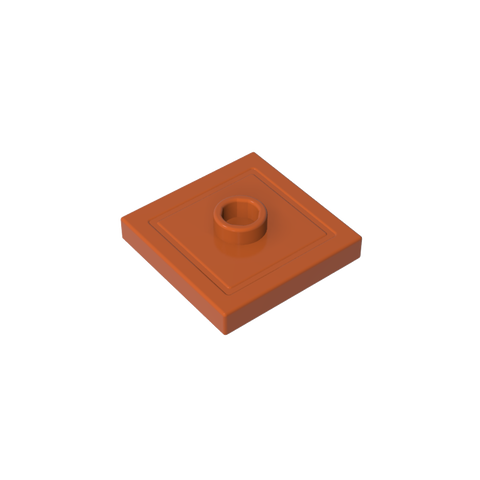 Gobricks,Plate Special 2 x 2 with Groove and Center Stud (Jumper),87580,23893