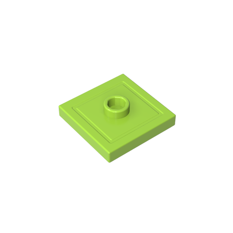 Gobricks,Plate Special 2 x 2 with Groove and Center Stud (Jumper),87580,23893