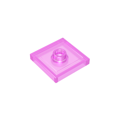 Gobricks,Plate Special 2 x 2 with Groove and Center Stud (Jumper),87580,23893
