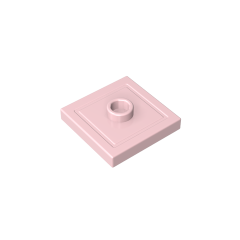 Gobricks,Plate Special 2 x 2 with Groove and Center Stud (Jumper),87580,23893