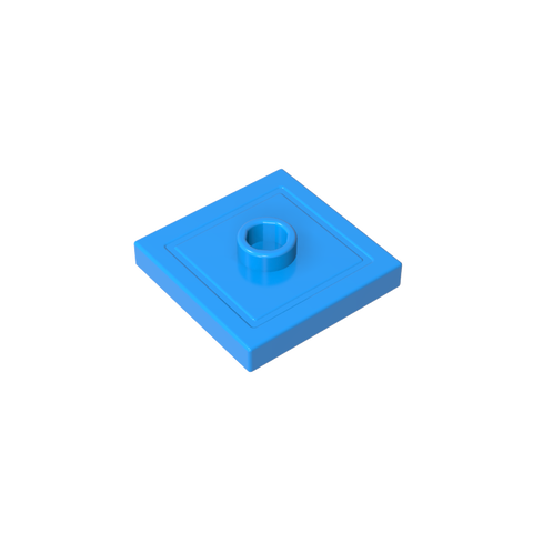 Gobricks,Plate Special 2 x 2 with Groove and Center Stud (Jumper),87580,23893