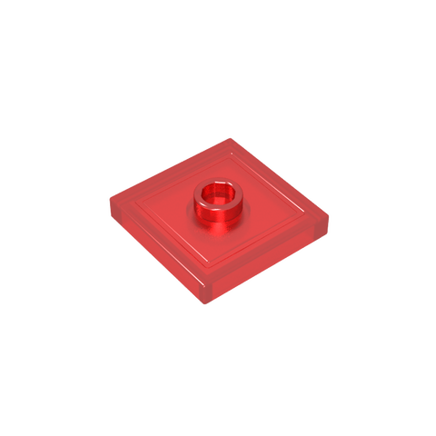 Gobricks,Plate Special 2 x 2 with Groove and Center Stud (Jumper),87580,23893