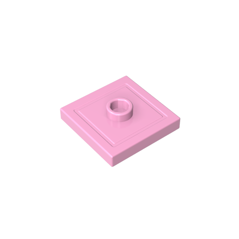 Gobricks,Plate Special 2 x 2 with Groove and Center Stud (Jumper),87580,23893