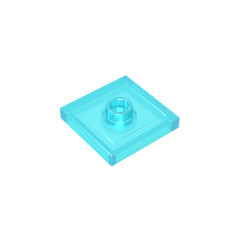 Gobricks,Plate Special 2 x 2 with Groove and Center Stud (Jumper),87580,23893