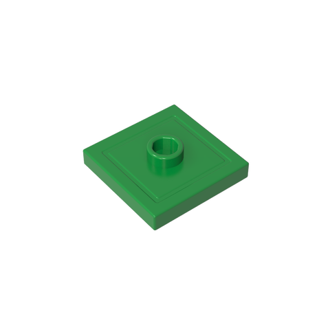 Gobricks,Plate Special 2 x 2 with Groove and Center Stud (Jumper),87580,23893
