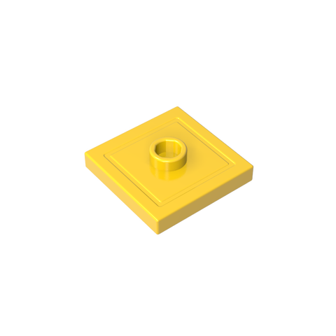Gobricks,Plate Special 2 x 2 with Groove and Center Stud (Jumper),87580,23893