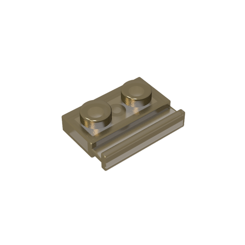 Gobricks,Plate Special 1 x 2 with Door Rail,32028