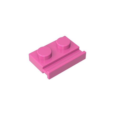 Gobricks,Plate Special 1 x 2 with Door Rail,32028