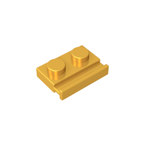 Gobricks,Plate Special 1 x 2 with Door Rail,32028