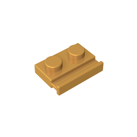 Gobricks,Plate Special 1 x 2 with Door Rail,32028