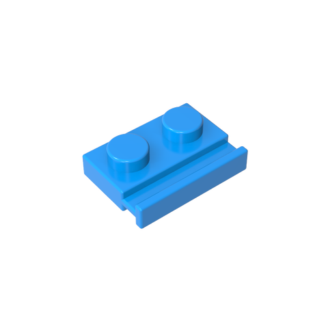 Gobricks,Plate Special 1 x 2 with Door Rail,32028