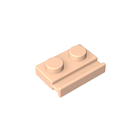 Gobricks,Plate Special 1 x 2 with Door Rail,32028