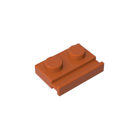 Gobricks,Plate Special 1 x 2 with Door Rail,32028