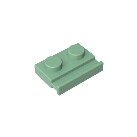 Gobricks,Plate Special 1 x 2 with Door Rail,32028