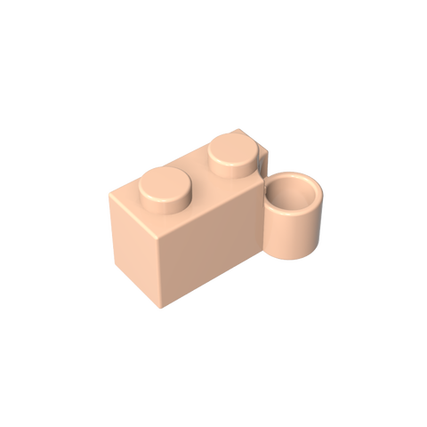 Gobricks,Hinge Brick 1 x 4 [Lower],3831
