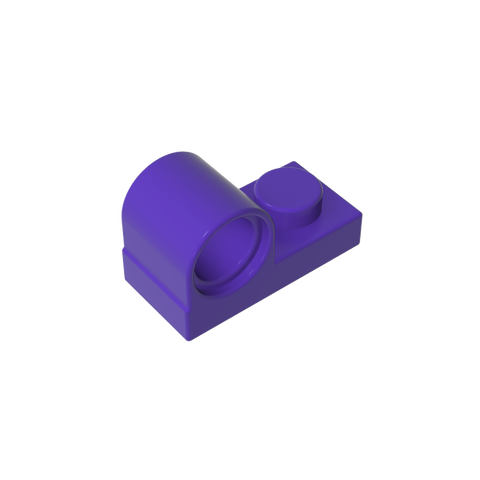Gobricks,Plate Special 1 x 2 with Pin Hole on Top,11458