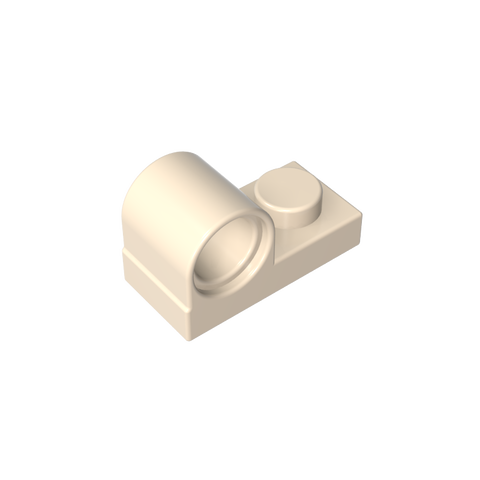Gobricks,Plate Special 1 x 2 with Pin Hole on Top,11458
