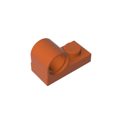 Gobricks,Plate Special 1 x 2 with Pin Hole on Top,11458