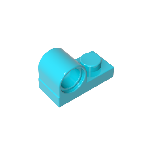 Gobricks,Plate Special 1 x 2 with Pin Hole on Top,11458