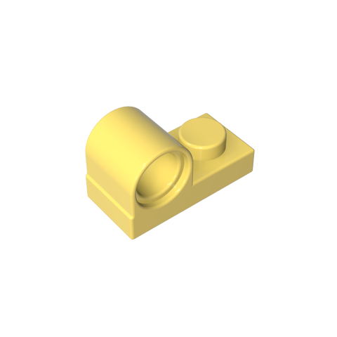 Gobricks,Plate Special 1 x 2 with Pin Hole on Top,11458