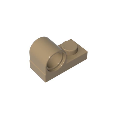 Gobricks,Plate Special 1 x 2 with Pin Hole on Top,11458
