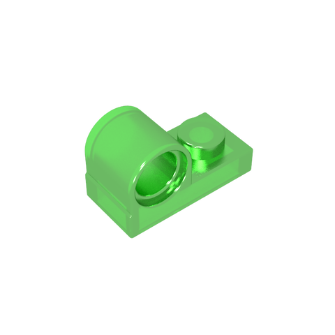 Gobricks,Plate Special 1 x 2 with Pin Hole on Top,11458