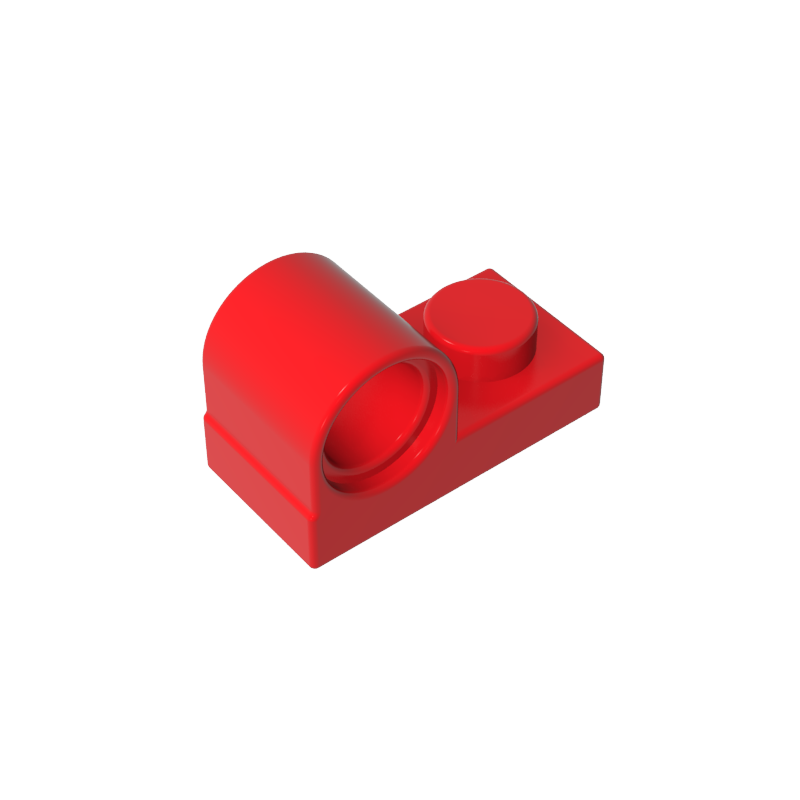 Gobricks,Plate Special 1 x 2 with Pin Hole on Top,11458