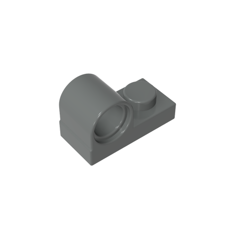 Gobricks,Plate Special 1 x 2 with Pin Hole on Top,11458