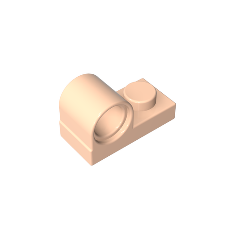 Gobricks,Plate Special 1 x 2 with Pin Hole on Top,11458
