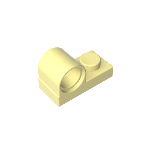 Gobricks,Plate Special 1 x 2 with Pin Hole on Top,11458