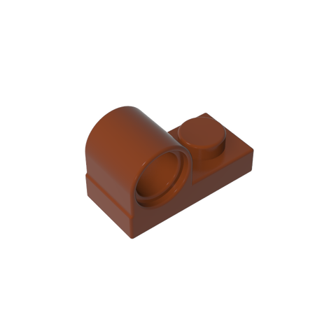 Gobricks,Plate Special 1 x 2 with Pin Hole on Top,11458