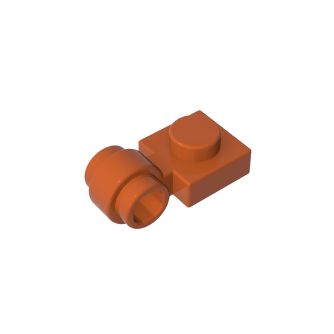 Gobricks,Plate Special 1 x 1 with Clip Light [Thick Ring],4081b,4081,4081a,41632,4018