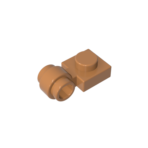 Gobricks,Plate Special 1 x 1 with Clip Light [Thick Ring],4081b,4081,4081a,41632,4018