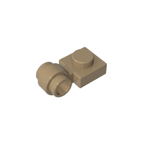 Gobricks,Plate Special 1 x 1 with Clip Light [Thick Ring],4081b,4081,4081a,41632,4018