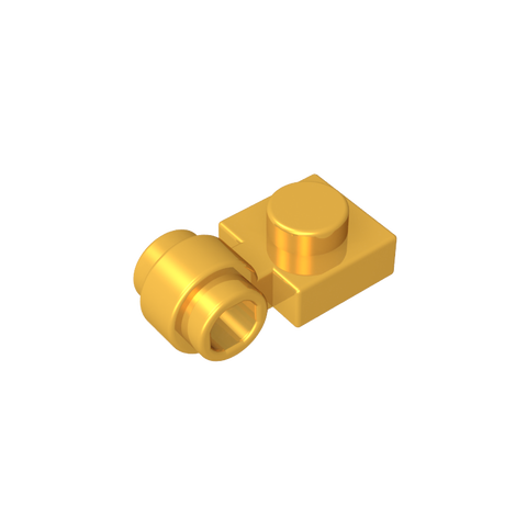 Gobricks,Plate Special 1 x 1 with Clip Light [Thick Ring],4081b,4081,4081a,41632,4018