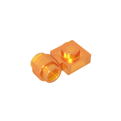 Gobricks,Plate Special 1 x 1 with Clip Light [Thick Ring],4081b,4081,4081a,41632,4018