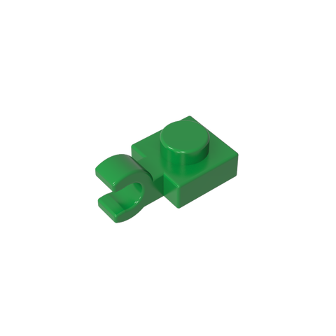 Gobricks,Plate Special 1 x 1 with Clip Horizontal [Thick U Clip],6019,61252,52738