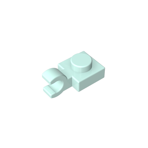 Gobricks,Plate Special 1 x 1 with Clip Horizontal [Thick U Clip],6019,61252,52738