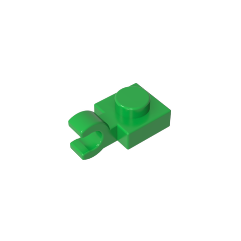 Gobricks,Plate Special 1 x 1 with Clip Horizontal [Thick U Clip],6019,61252,52738