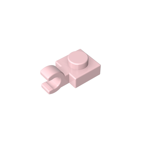 Gobricks,Plate Special 1 x 1 with Clip Horizontal [Thick U Clip],6019,61252,52738