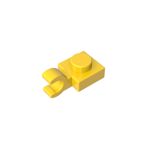 Gobricks,Plate Special 1 x 1 with Clip Horizontal [Thick U Clip],6019,61252,52738