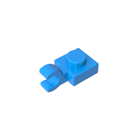 Gobricks,Plate Special 1 x 1 with Clip Horizontal [Thick U Clip],6019,61252,52738