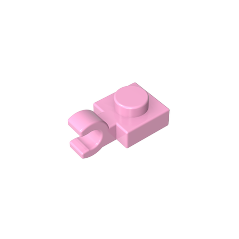 Gobricks,Plate Special 1 x 1 with Clip Horizontal [Thick U Clip],6019,61252,52738