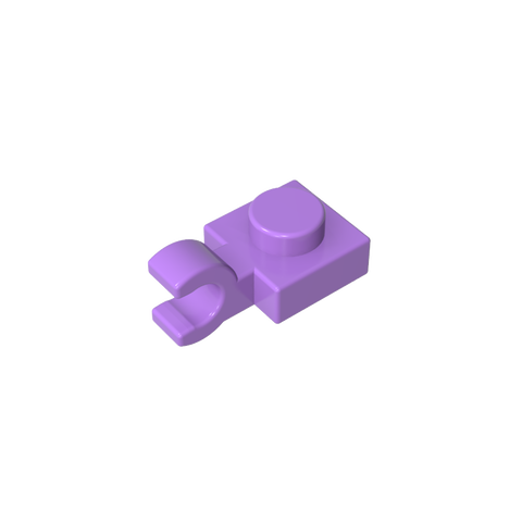 Gobricks,Plate Special 1 x 1 with Clip Horizontal [Thick U Clip],6019,61252,52738