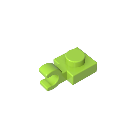 Gobricks,Plate Special 1 x 1 with Clip Horizontal [Thick U Clip],6019,61252,52738