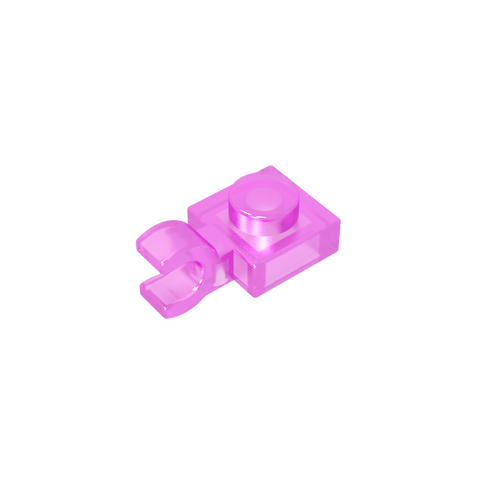 Gobricks,Plate Special 1 x 1 with Clip Horizontal [Thick U Clip],6019,61252,52738