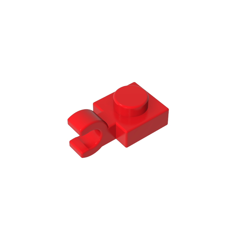 Gobricks,Plate Special 1 x 1 with Clip Horizontal [Thick U Clip],6019,61252,52738