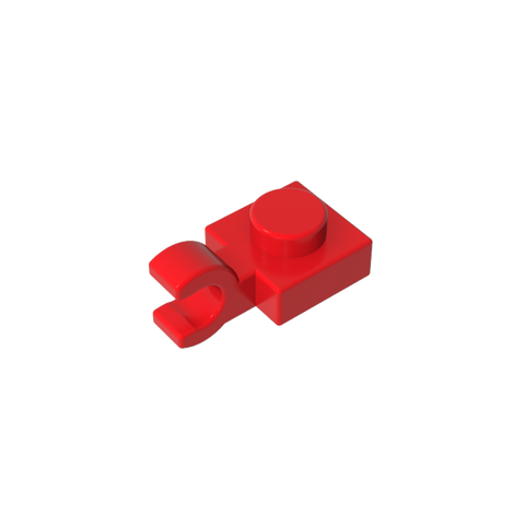 Gobricks,Plate Special 1 x 1 with Clip Horizontal [Thick U Clip],6019,61252,52738